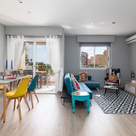 Retro Apartamento Divino Con Piscina Y Playa Familias Parejas Playa de Gandia 外观 照片